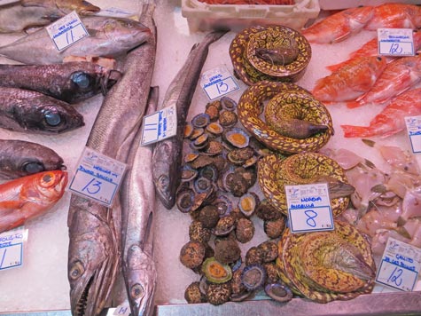 Seafood from Tenerife